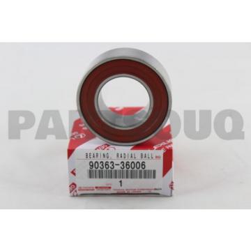 9036336006 Genuine Toyota BEARING, RADIAL BALL 90363-36006