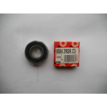 NEW FAG 6004 2RSR C3 Single Row Radial Bearings 20 x 42 x 12 mm 60042RSRC3 ball