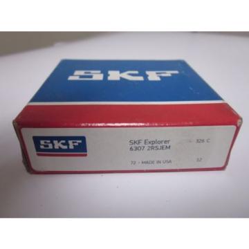 SKF 6307-2ZJEM  Shielded/ 6307 2RSJEM Sealed- Deep Groove Radial Ball Bearings