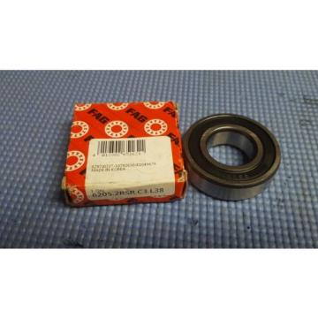 FAG- 1 Row, 15mm Wide, 52mm Outside Diameter, Radial Ball Bearing  6205 2RSRC3