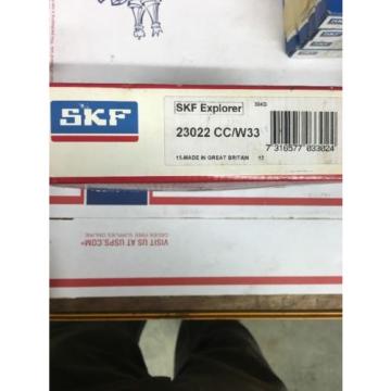 SKF 23022 CC/W33 SPHERICAL RADIAL BEARING DYNAMIC LOAD 70000LBS free SHIPPING