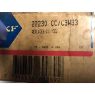 SKF 23228 CC/C3W33 SPHERICAL RADIAL BEARING, STRAIGHT BORE, LUB. - FREE SHIPPING