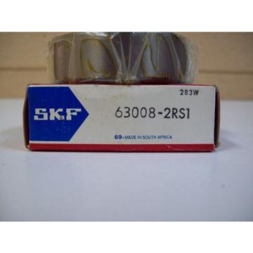 SKF 63008-2RS1 RADIAL BEARING - NIB - FREE SHIPPING!!!