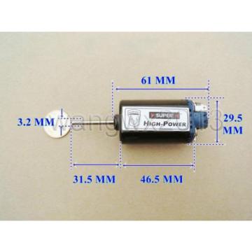 440-7522 High Power Dual Ball Bearings Electric Gun Drive Carbon Brush DC Motor