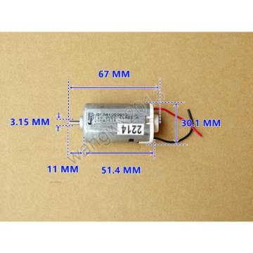 1PCS DC120V 12500rpm 8-Role Rotor Motor Dual Ball Bearing Carbon Brush Motor