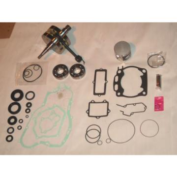 KAWASAKI KX 250 ENGINE REBUILD KIT GASKET BEARINGS PISTON CRANKSHAFT 92-01 MOTOR