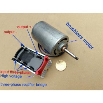 Double Ball Bearing Rotor Brushless Motor Hand-Cranked Generator With Rectifier