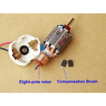 Dual ball bearing Compensation Brush DC120V Tools Motor 12500 RPM Hot