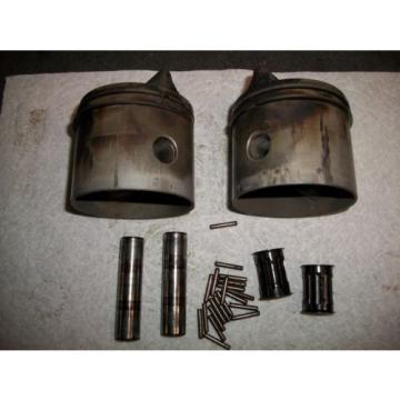 1980 Evinrude Johnson 35hp Outboard Motor 2 Pistons, Pins &amp; Bearings