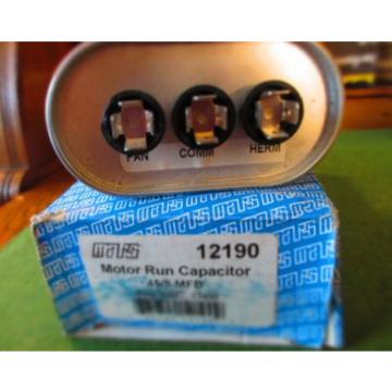 Mars 12190 Motor Run Capacitor, 45/5 MFD, 440VAC, Oval