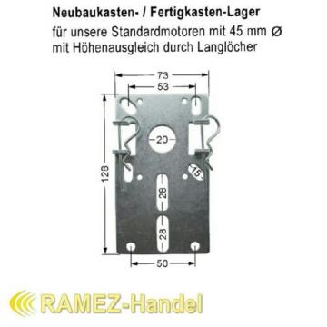 Motor bearings New box Finish for JS + JSF Roller Bllind Tubular