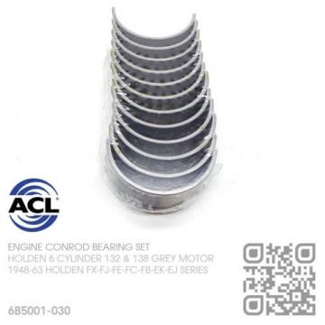 ACL CONROD BEARING SET UNDERSIZE 0.030&#034; 6CYL 132 GREY MOTOR [HOLDEN FX-FJ-FE-FC]