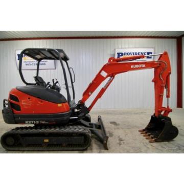 2015 KUBOTA KX71-3SR1 TRACK EXCAVATOR, EXTENDED WARRANTY, AND ONLY 841 HRS!