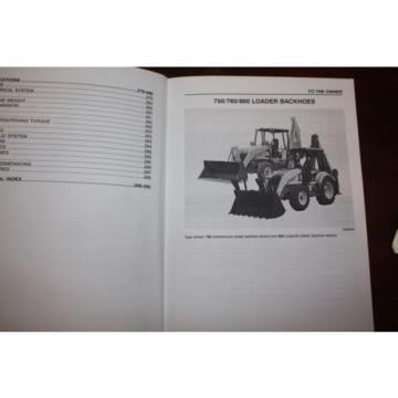 2 x TEREX 750/860/970 &amp; ELITE BACKHOE LOADER EXCAVATOR OPERATOR MANUALS. DIGGER