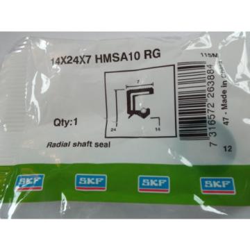 Oil Seal SKF 14x24x7mm Double Lip R23/TC