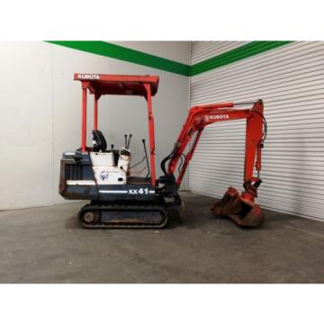 Kubota KX41 1.6t Rubber Tracked Mini Excavator s/n -370