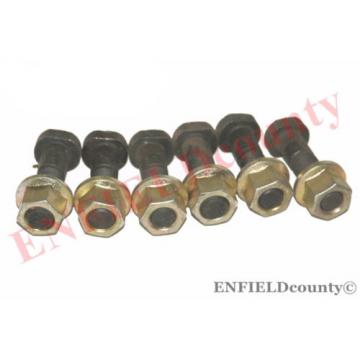 BRAND NEW 6 UNITS JCB 3CX EXCAVATOR FRONT WHEEL NUT BOLT KIT