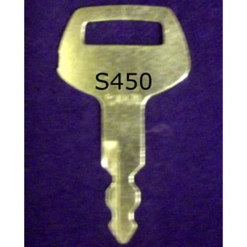 S450 REPLACEMENT KEY FITS JCB JS130 CASE SUMITOMO 360 EXCAVATORS