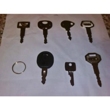 Excavator, Plant, Digger &amp; Tractor Key Set - 7 Keys - Replacement Keys - Spare