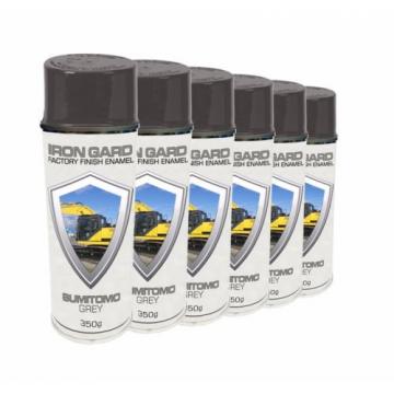 6x IRON GARD Spray Paint SUMITOMO GREY Excavator Digger Dozer Loader Skid Steer