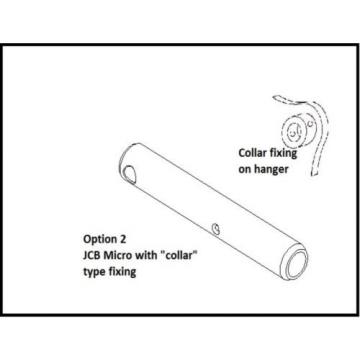 30&#034; MINI DIGGER / EXCAVATOR BUCKET FOR JCB MICRO / JCB 8008 (COLLAR TYPE HANGER)