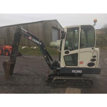 Terex Tc 20 Digger 2010 Model Only 1200 Hours