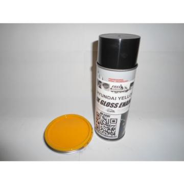 Hyundai Excavator Yellow Gloss Enamel Paint 400ml Aerosol