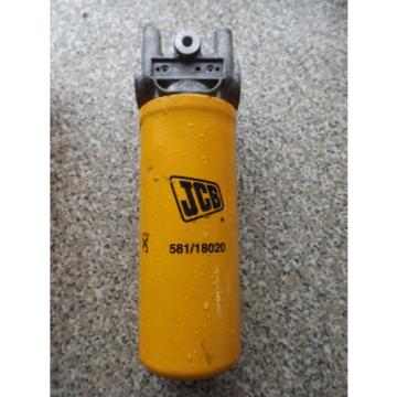 JCB HYDRAULIC FILTER &amp; HOUSING P/N 581/18020