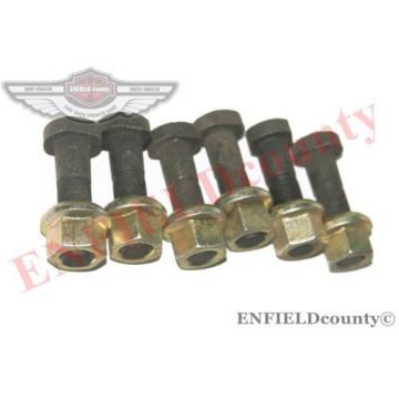 NEW 6 UNITS JCB 3CX EXCAVATOR FRONT WHEEL NUT BOLT KIT @UK