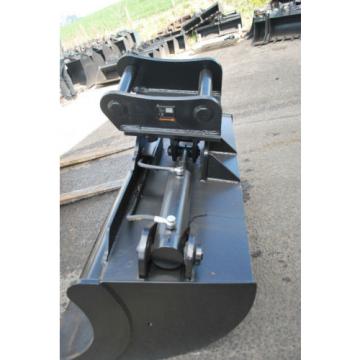 Heavy Duty Hydraulic Tilt Bucket (2 cyl) for 6 - 8 Tonne Excavator Digger