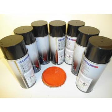 Hitachi Excavator Orange Aerosol Gloss paints Box of 7