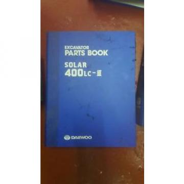 DAEWOO SOLAR 400LC-III PARTS MANUAL