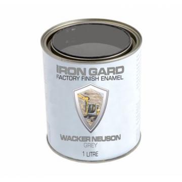 IRON GARD 1L Enamel Paint WACKER NEUSON GREY Excavator Auger Bucket Tracks Mini