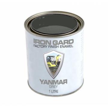 IRON GARD 1L Enamel Paint YANMAR GREY Excavator Auger Bucket Tracks Mini Digger