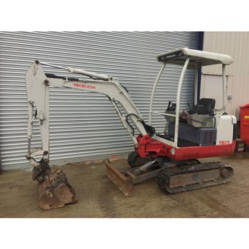 Takeuchi TB016 1.6T Digger/Excavator Expanding Tracks Q/Hitch 3 Bkts (Price+vat)