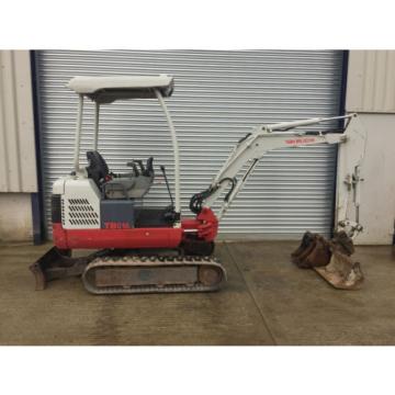 Takeuchi TB016 1.6T Digger/Excavator Expanding Tracks Q/Hitch 3 Bkts (Price+vat)