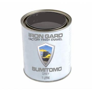 IRON GARD 1L Enamel Paint SUMITOMO GREY Excavator Auger Bucket Tracks Mini Dig