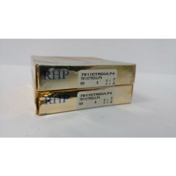 RHP 7911CTRDULP4 SUPER PRECISION BEARINGS SET