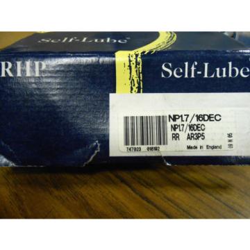 NEW RHP SELF-LUBE PILLOW BLOCK BEARING NP1-7/16DEC AR3P5 .......... WQ-06