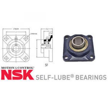 RHP SF self lube 4 hole square flange units c/w bearings