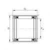 FAG Drawn cup needle roller bearings with open ends - HK2216-2RS