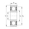 FAG Deep groove ball bearings - 6004-C-2BRS