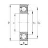 FAG Deep groove ball bearings - 6000-C-2Z