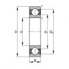 FAG Deep groove ball bearings - S6001-2RSR #1 small image