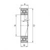 FAG Spindle bearings - HS7001-C-T-P4S #1 small image