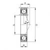 FAG Spindle bearings - B7010-E-2RSD-T-P4S