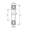 FAG Spindle bearings - B7005-C-2RSD-T-P4S