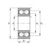 FAG Deep groove ball bearings - 4207-B-TVH