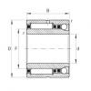 FAG Needle roller/angular contact ball bearings - NKIA59/22-XL