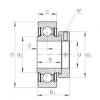 FAG Radial insert ball bearings - RA107-NPP #1 small image